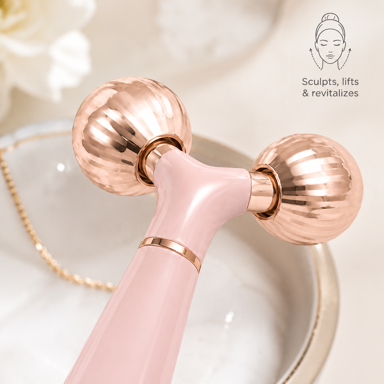 GlowLift™ | Massageador Facial 3D para Skincare, Relaxamento e Autocuidado